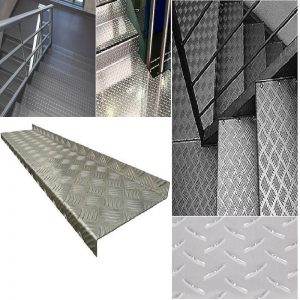Anti Slip Checker Plate Stair Tread