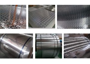 Diamond aluminum tread sheet