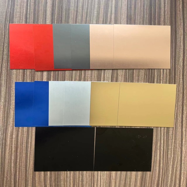 anodized aluminum plate