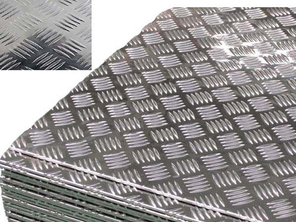 Textured aluminum plate