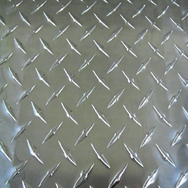 truck floor embossed aluminum sheet price diamond checker alloy 5052 h36