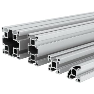 Extruded industrial aluminum profiles